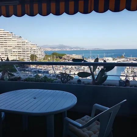 Grand Studio Vue Mer A Marina Baie Des Anges Villeneuve-Loubet Exterior photo