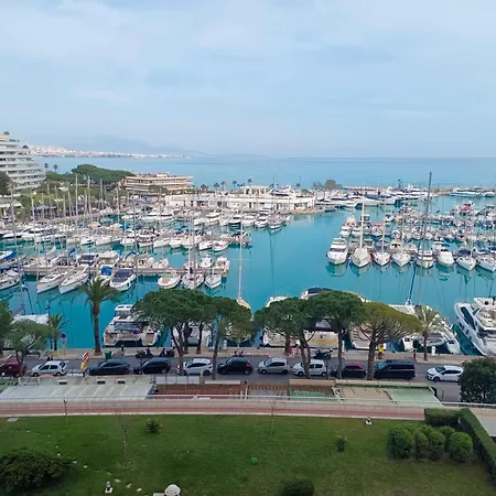Grand Studio Vue Mer A Marina Baie Des Anges Villeneuve-Loubet Exterior photo